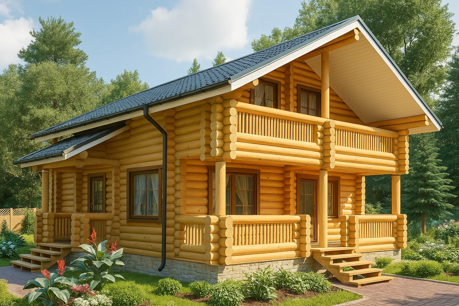 Дом из бревна VZ-149 